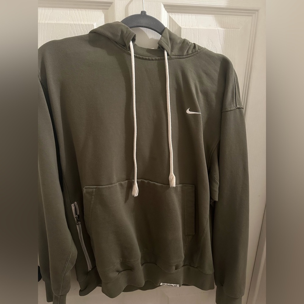 Nike Men's Dark Green Hoodie